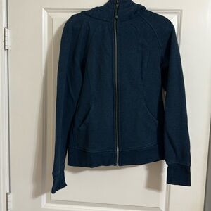 Heathered Ink Blue Lululemon Scuba Hoodie